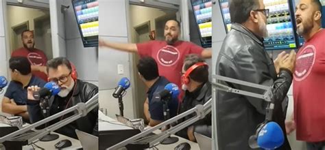 Homem invade estúdio de rádio em Goiás e agride jornalistas ao vivo