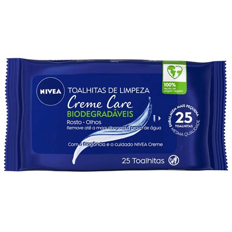 Toalhitas de Limpeza Care Biodegradáveis Nivea emb 25 un