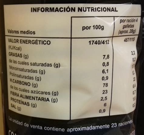 Galleta María Hojaldrada Hacendado 640 G 4 X 160 G