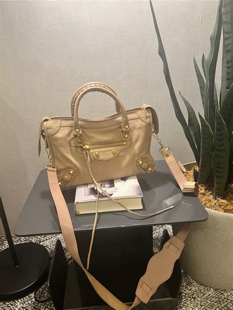 Balenciaga Nude Edge City Bag Women S Fashion Bags Wallets Purses
