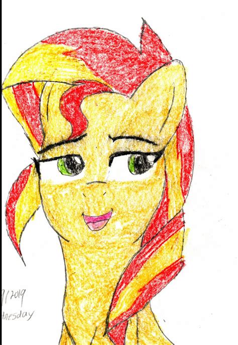 Tribute Art Sunset Shimmer By Fallnightwolf On Deviantart