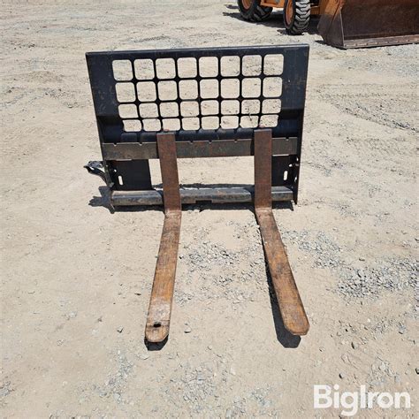 Bobcat Skid Steer Pallet Forks BigIron Auctions