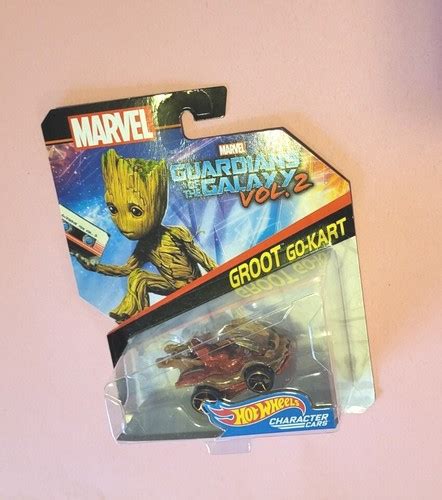 NEW Hot Wheels Marvel Guardians Of The Galaxy Vol 2 Groot Go Kart 2016