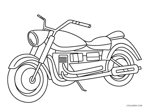 Police Motorcycle Coloring Pages At Getcolorings Free Printable