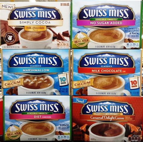 Details About Swiss Miss Hot Chocolate Individual Cocoa Powdered Drink Mix Packets ~ Pick One