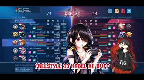 Freestyle Fanny Ke Buff 10 Kabel Nahsruloh YouTube