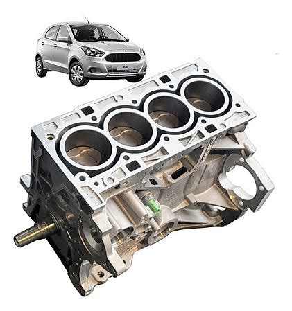 Bloco Do Motor Completo 1 5 Sigma 16v Ford Ka E New Fiesta D3bg6011aa