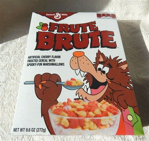 GENERAL MILLS FRUIT BRUTE CEREAL BOX 2013 - SEALED AND FULL OF CEREAL EXPIRED | #3880295907