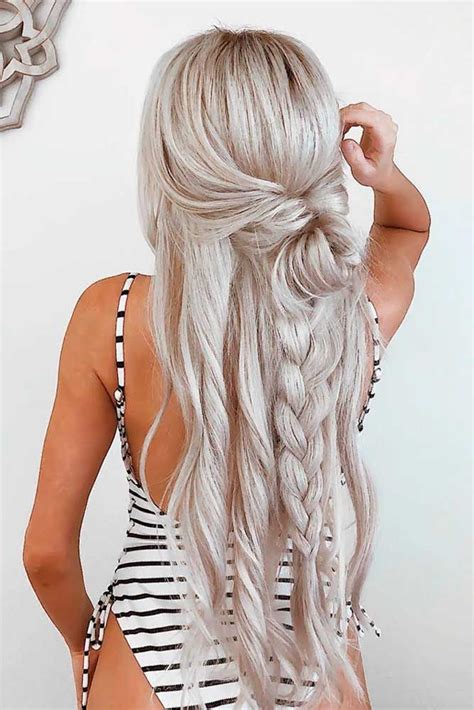 51 Easy Summer Hairstyles To Do Yourself Womens Hairstyles Braided Hairstyles Long Hair Styles