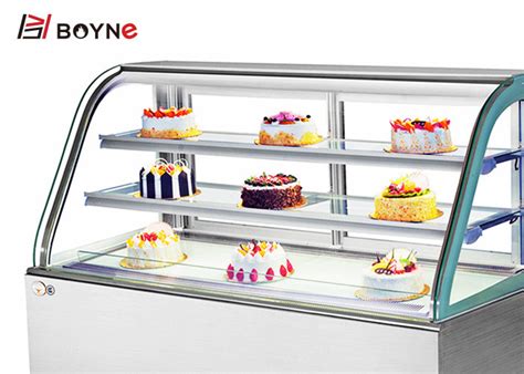 Countertop Glass Cake Showcase Chiller Layer Cake Arc Shape Shop