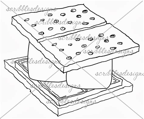 Smores Coloring Pages Coloring Pages