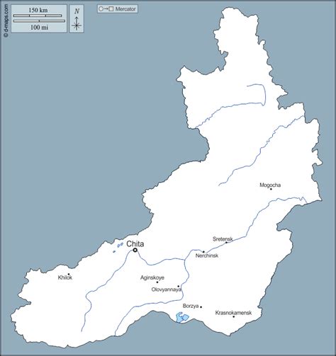 zabaykalsky  map  blank map  outline map  base map outline hydrography main