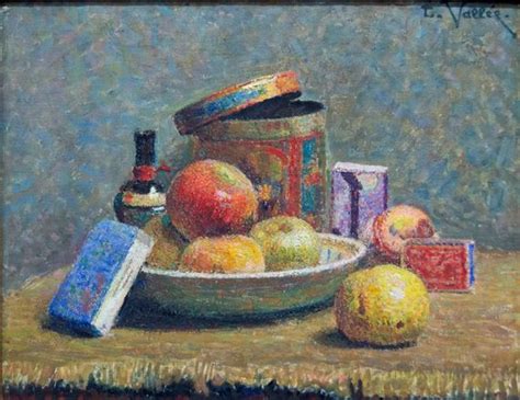 Ludovic Vallee Nature Morte Aux Pommes MutualArt