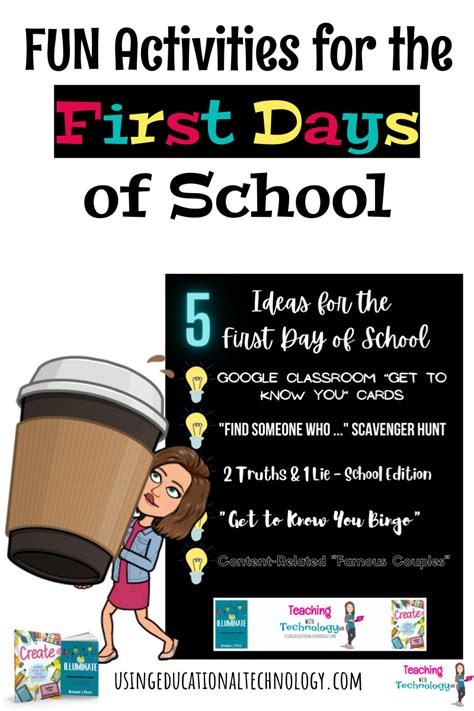 5 Activities for the First Day of School – Part 2 - Teaching with ...