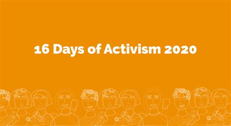 16 Days Of Activism 2020 Materials