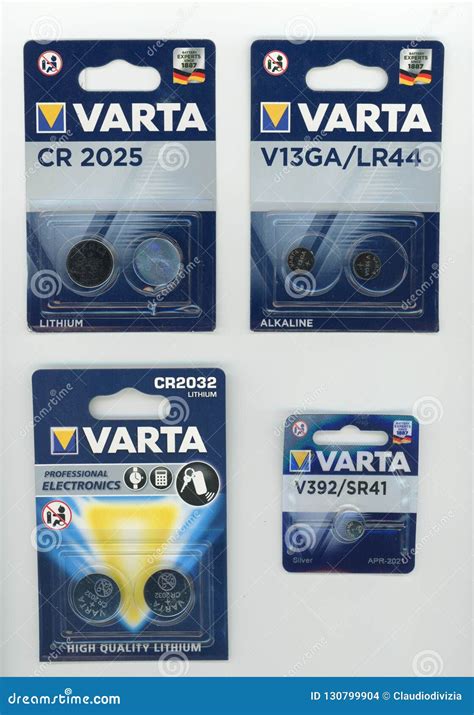 Varta lithium battery editorial stock image. Image of german - 130799904