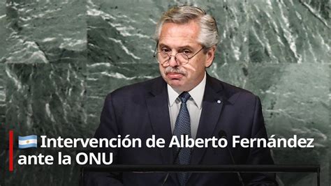 Alberto Fernández Pide En La Onu Reformar La Arquitectura Financiera Global Rt