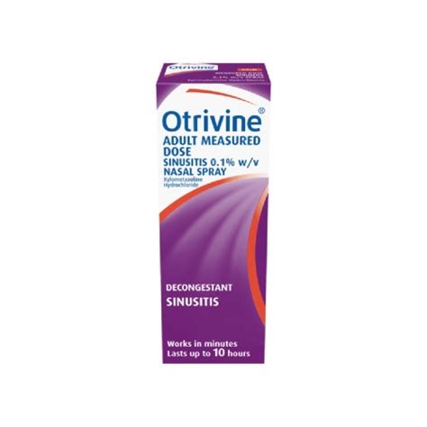 Otrivine Adult Nasal Spray 10ml