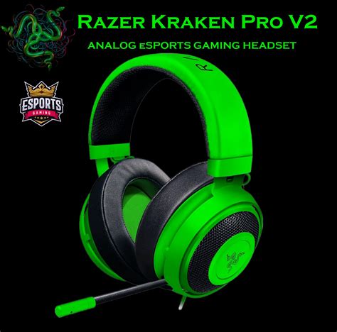 Razer Kraken Pro V2 Analog ESPORTS Gaming Headset 3 5mm Jack