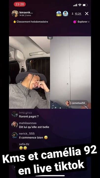 Kms Et Camélia 92 En Live Sur Tiktok Youtube