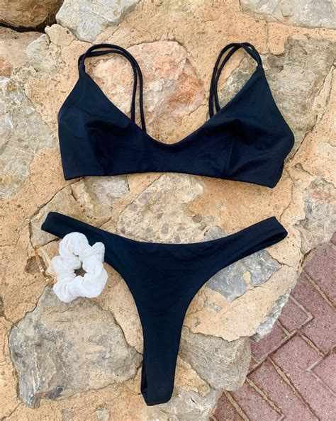 Brazilian Bikini Thong Bikini String Bikini Sexy Bikini Triangle Bikini Thong Bikini Set Etsy