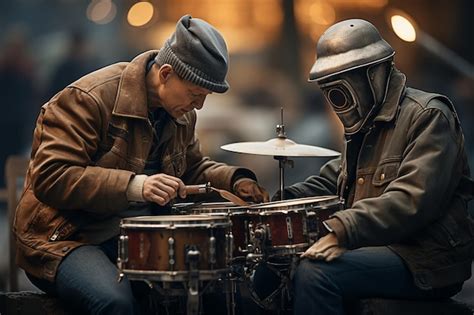 Premium Photo | Robot musician collaborating with human artists on a ...