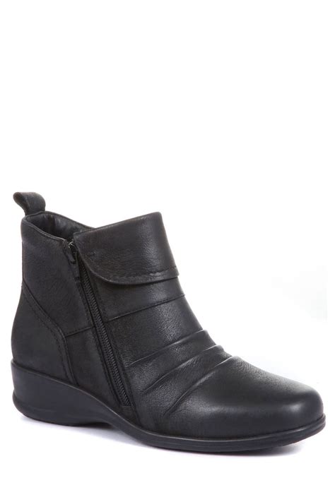 Buy Pavers Black Ladies Dual Zip Leather Ankle Boots From The Next Uk Online Shop