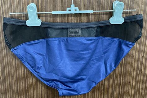 Gx Gloss Sports Back Mesh Micro Bikini Blue Men S Fashion Bottoms