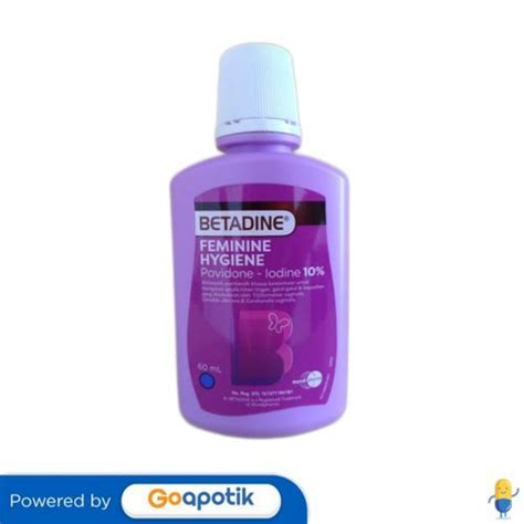 Betadine Feminine Hygiene Larutan 60 Ml Lazada Indonesia