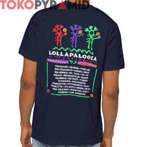 Rare Vintage 1993 Lollapalooza Festival Shirt TokoPyramid