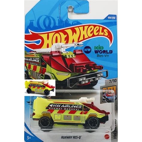 Xe mô hình Hot Wheels basic Cứu hoả Runway Res Q GHF67 40K Shopee Việt Nam