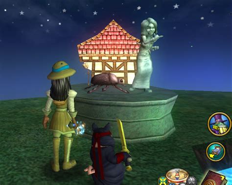 Wizard101 Fun With The Selena Gomez Statue Chasing Dings