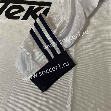 Retro Version Real Madrid Home White Ls Thailand Soccer Jersey