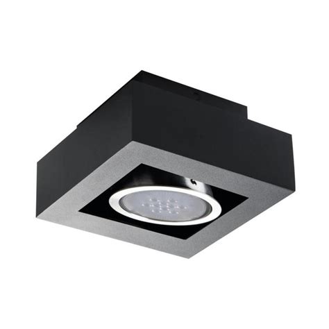 Led Plafondspot Stobi Gu Ar Excl Led Spot Zwart Vierkant