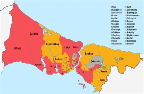 İSTANBUL DEPREME DAYANIKLI VE RİSKLİ SEMTLER İstanbul da deprem riski