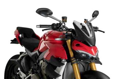 PUIG Pare Brise Naked N G Sport Ducati Streetfighter V2 2022 Fumée