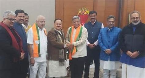 Jagadish Shettar Former Karnataka Cm Quits Congress Returns To Bjp