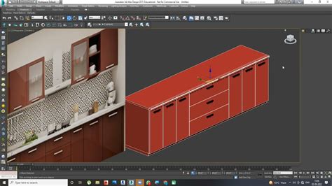 Kitchen Design 3DS Max Create Cabinets Easy Tutorial On Modeling