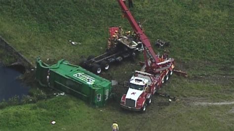 Dump Truck Driver Killed In Crash On Floridas Turnpike