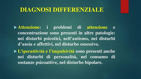 Disturbo Da Deficit Dellattenzione E Iperattivita Adhd Ppt Scaricare