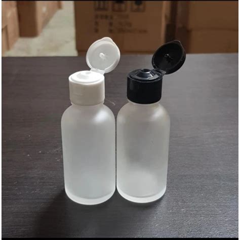 Jual Botol Kaca 30ml Frosted Botol Fliptop 30ml Frosted Kaca Botol 30ml