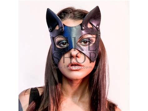 Маска кошки из кожи Cat Mask Elate купить в Украине