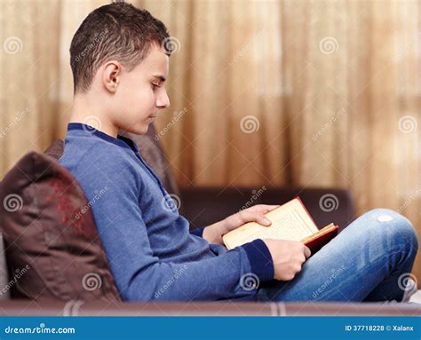 Teenager reading a book stock photo. Image of clever - 37718228