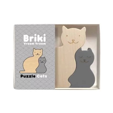 Figurines Chat Gris Briki Vroom Vroom Pastel Shop