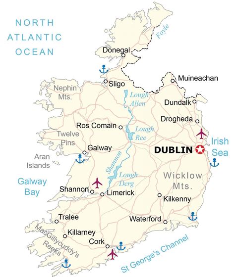 Republic of Ireland Map - GIS Geography