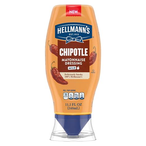 Oz Hellmann S Mayonnaise Dressing Chili Lime Mild Chipotle Or