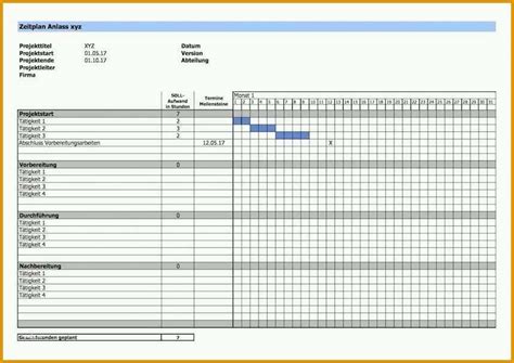 Neue Version Excel Bauzeitenplan Vorlage Inspiration Zeitplan Vorlage