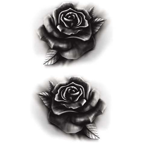 Tatouage Ph M Re Rose Noire Feuille De Faux Tattoos Fleur Bras