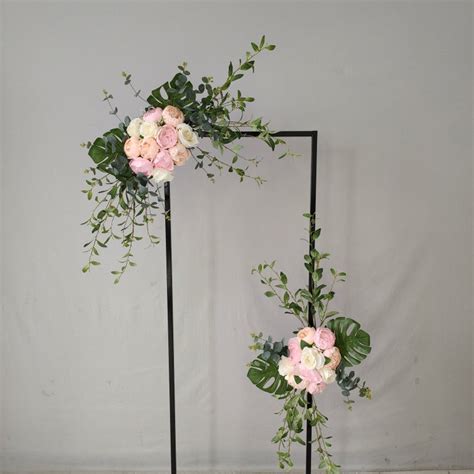 Wedding Sign Stand Metal Arch Metal Flower Frame Welcome Etsy Uk