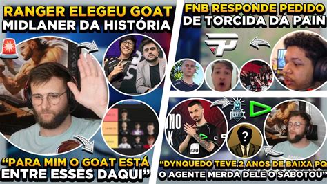 POLÊMICA DYNQUEDO SABOTADO POR AGENTE RANGER ELEGEU O GOAT DO MID